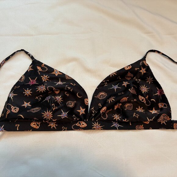 Fleur Du Mal Luxe Triangle Bra XL -final price - Picture 6 of 9